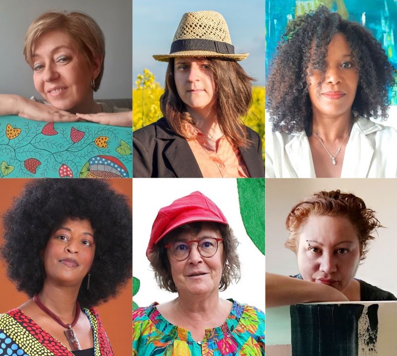 Portrait des 6 artistes pour l'exposition connexion natur(elle)