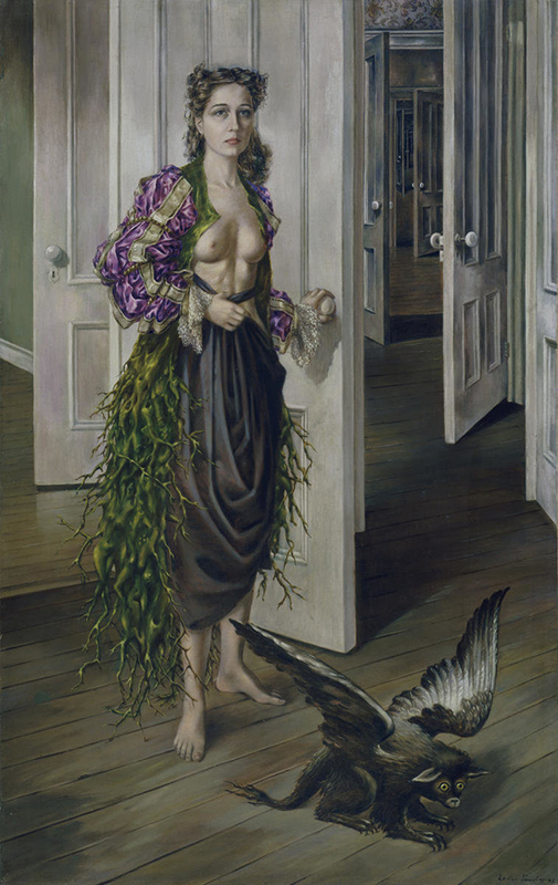 Birthday, oeuvre de Dorothea Tanning, autoportrait de l'artiste surréaliste